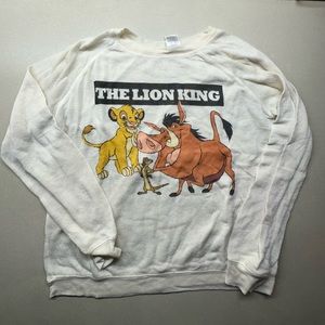 Disney vintage lion king women’s sweatshirt small